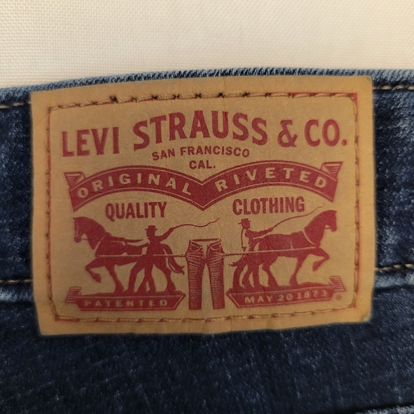 Levi’s Plus Size Denim Shorts Dark Wash Size 22W - Picture 6 of 9